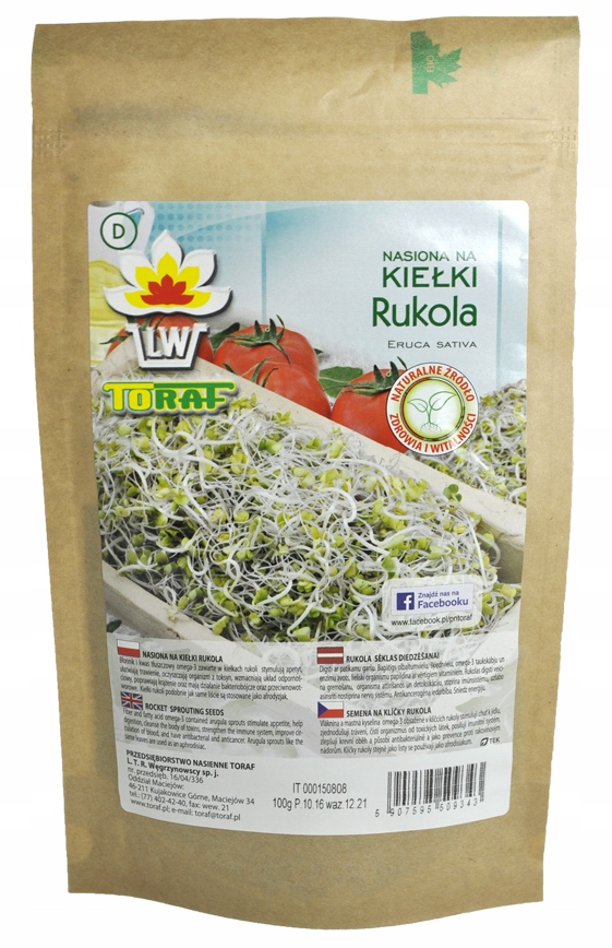 Semena na klíčky Rukola Toraf 1 kg