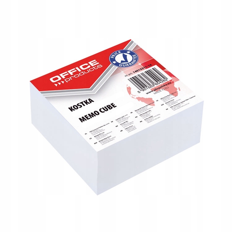 

Kostka biurowa klejona biała, 85x85x40mm