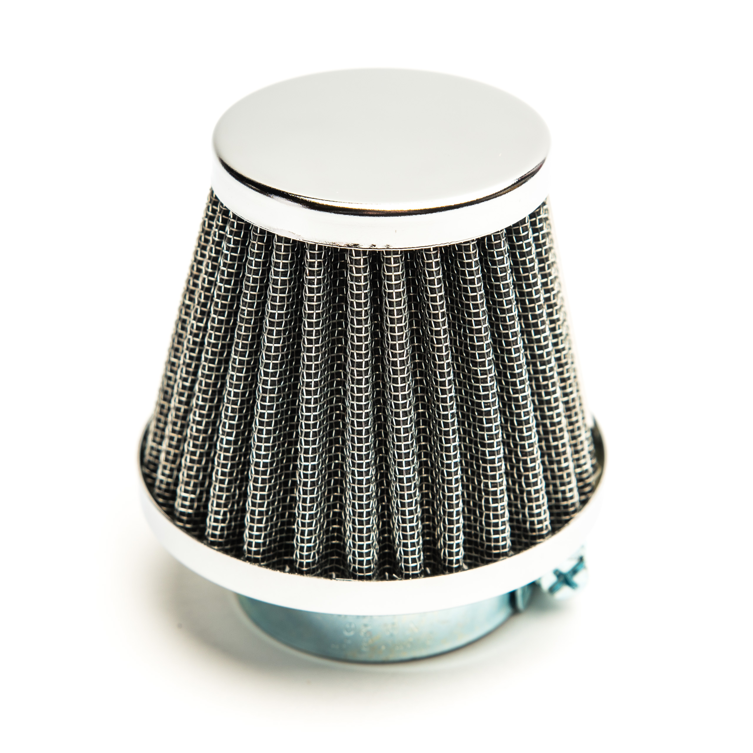 Filtr powietrza stożkowy skuter motor chrom 35mm