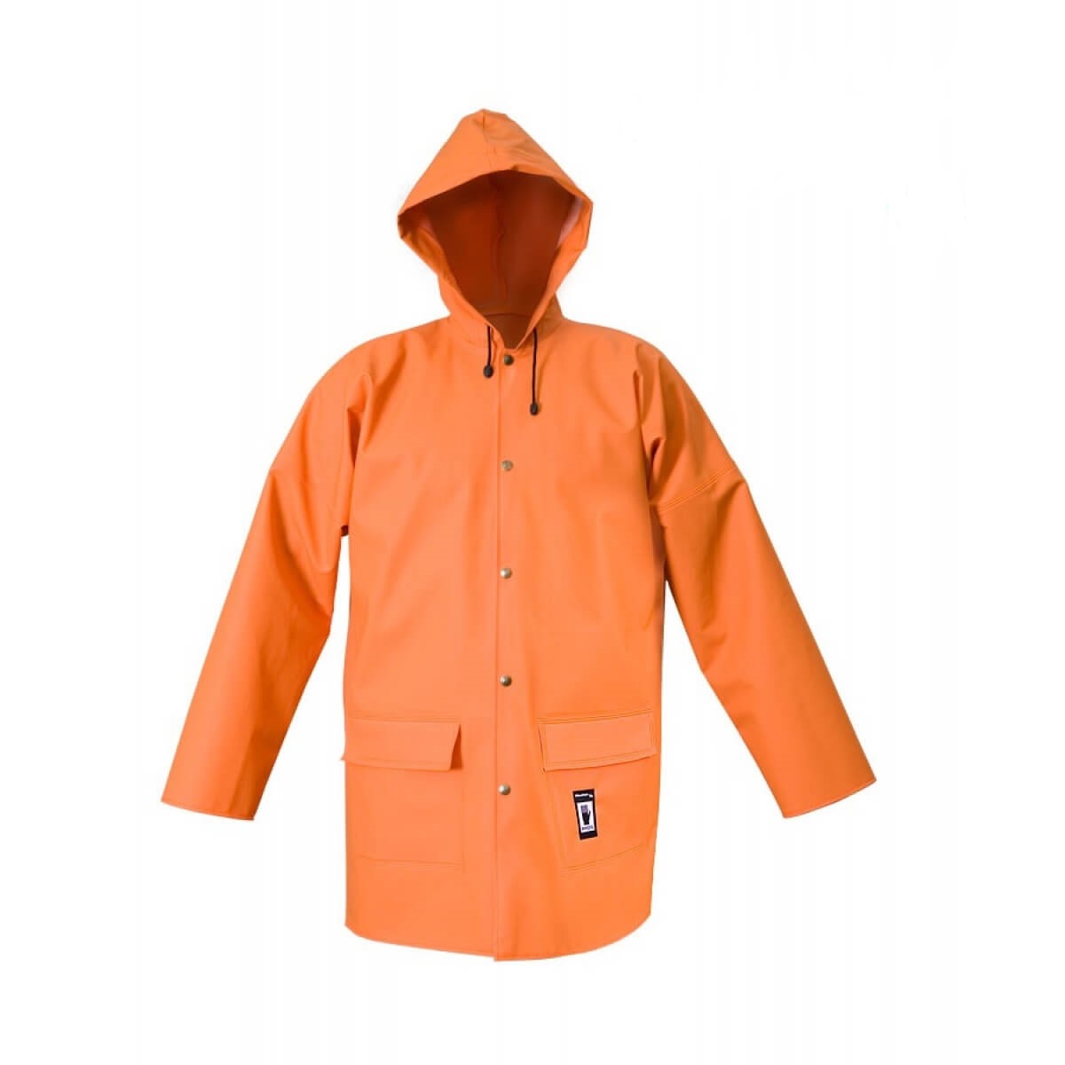 Bunda Model 101 Oranžová Voděodolná Dešťová clona Zip