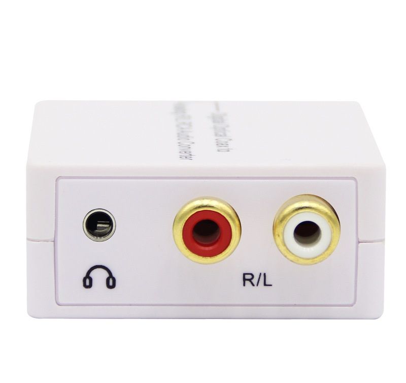 

Konwerter optyczny dźwięku Coaxial Toslink -2x Rca