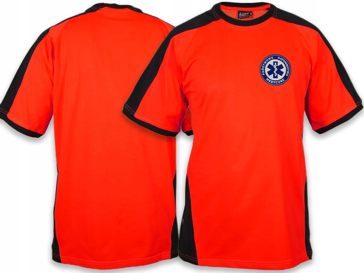 Фирменная Футболка FLUO СПАСАТЕЛЬ ПАРАМЕДИК ВРАЧ