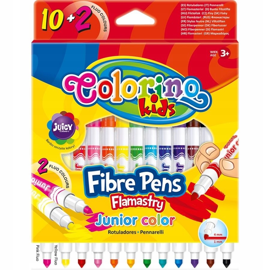 

Flamastry 2 neonowe Colorino