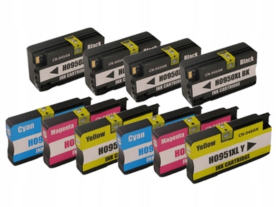 10 x Náplně Do Tiskárny Hp Officejet 8100 8600 Plus