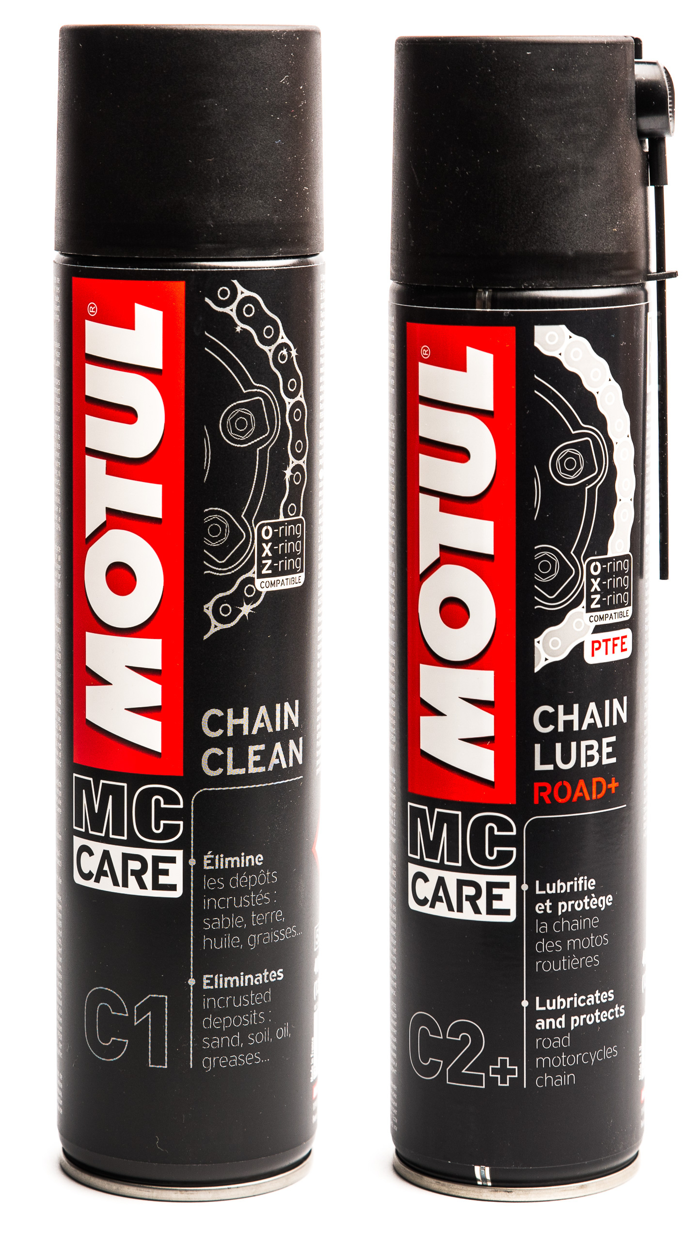 

Motul C2+ i C1 Czyszczenie i smarowanie łańcucha