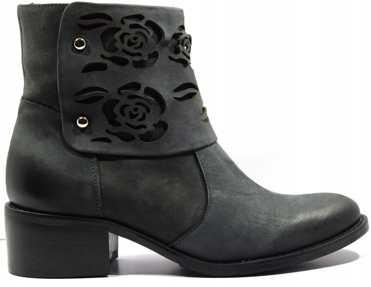 Elegantní Kotníkové Boty Módní Obuv 1347 Vel 37