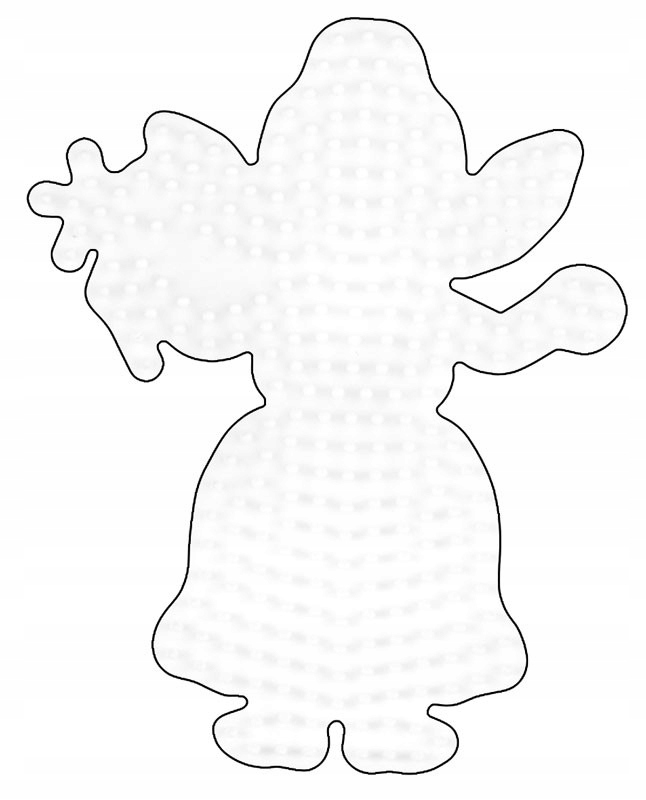 

Koraliki Hama MIDI Podkładka Wróżka 317