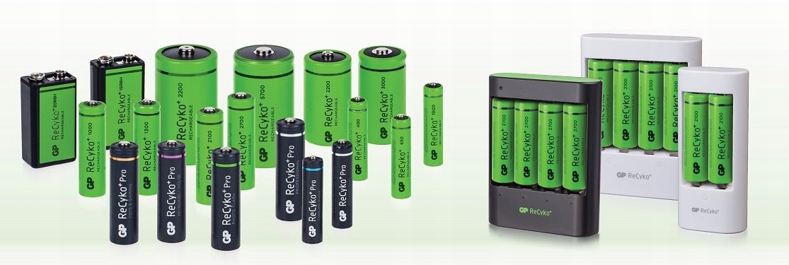 1x mocny akumulatorek AAA R3 1000mAh GP ReCyko+ Liczba baterii 1 szt.