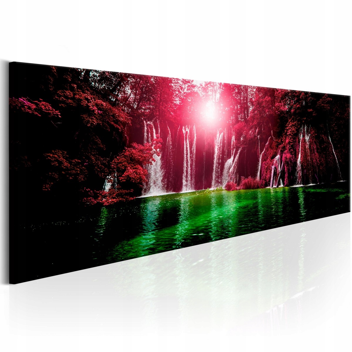 

Obraz - Rubinowe wodospady - 150X50