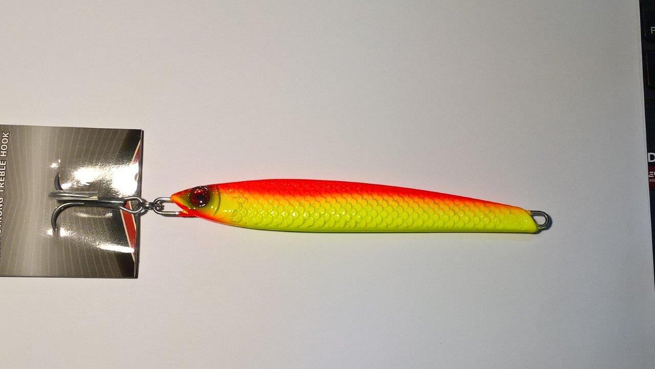 Pilker York Scaler 150g Oczy 3D Red 25083