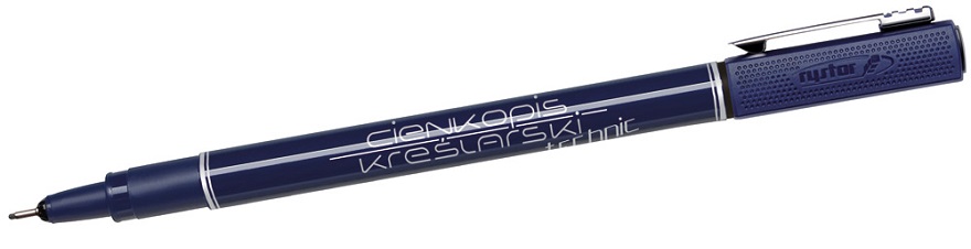 

Cienkopis kreślarski Rystor Czarny 0,2 Grubość