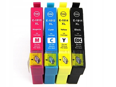 

4x Tusze Do Drukarki Epson Expression Home XP-312