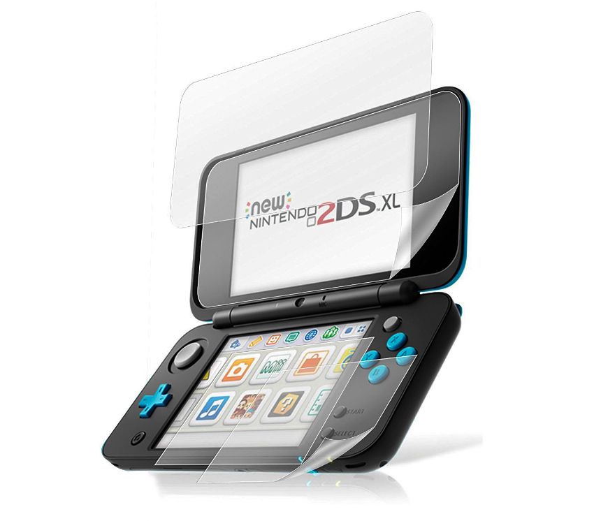 Dwie folie ochronne góra/dół na New Nintendo 2DSXL