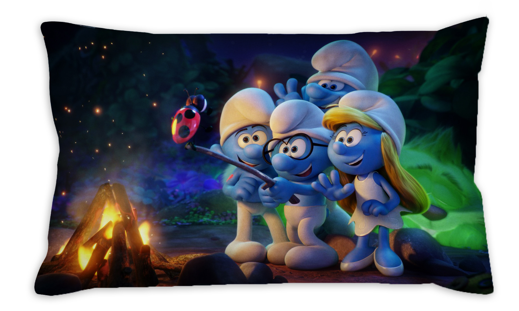 

Smerfy Poduszka na Urodziny Prezent Gadżet Smurfs