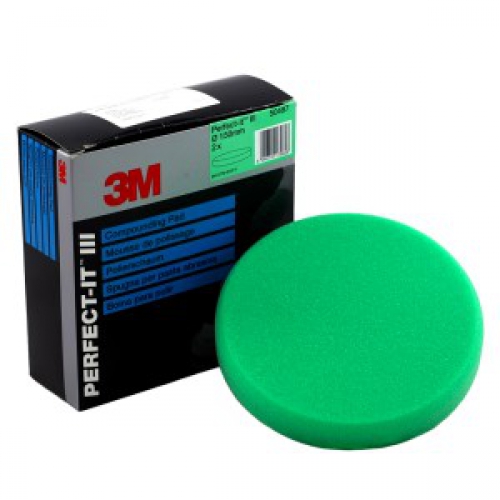 3M Gąbka polerska na rzep 150mm zielona 50487