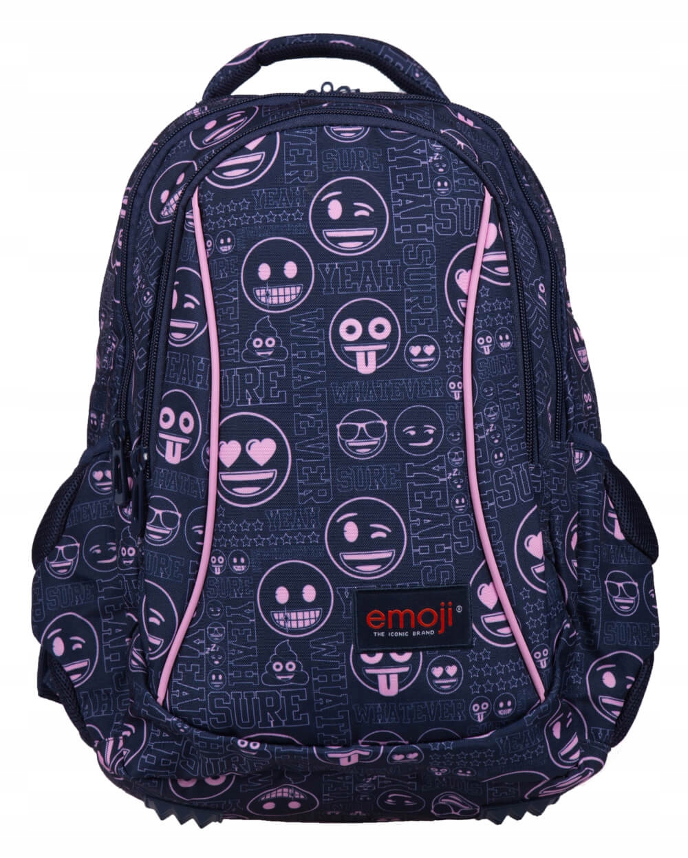 

Dwukomorowy plecak St.Majewski 19 L, Emoji Pink