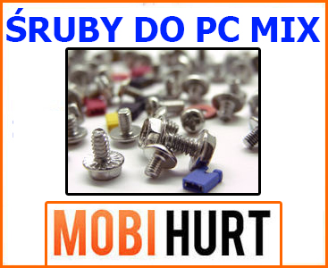 

Zestaw 100szt. MIX Śruby Śrubki Komputerowe Pc