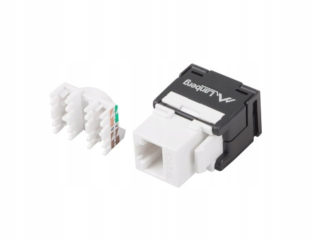Moduł keystone gniazdo RJ45-LSA kat.6 Utp 180 Bn