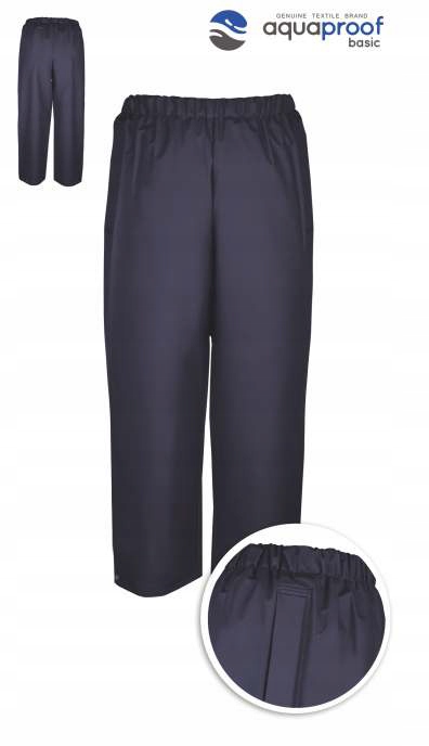 Spodnie Męskie Żeglarskie Granat Wodoodporne r 3XL Marka inna