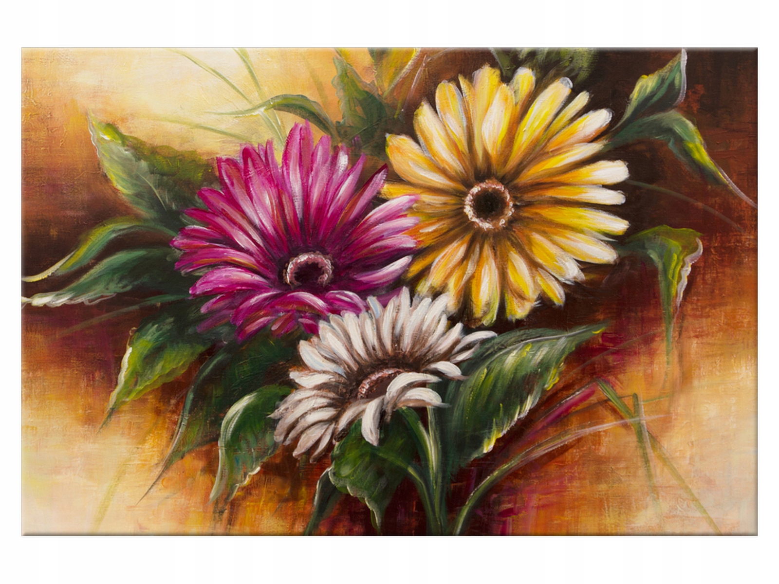 

Obraz Bukiet kwiatów 90x60 na ścianę Margaretka