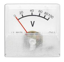 MINI VOLTOMIERZ woltomierz 100V 40x40mm FV (1451)