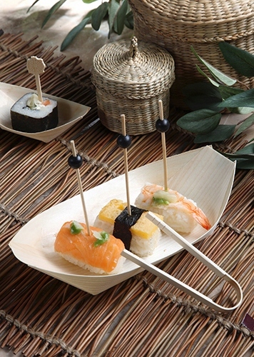 Wykałaczki bambusowe patyczki czarne twister 11cm Materiał wykonania inny