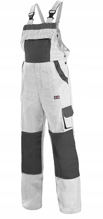 

Białe Spodnie Robocze Ogrodniczki Cxs Robin 66