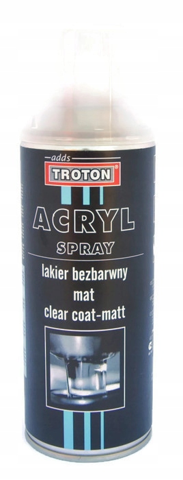 

Troton Lakier 400 ml bezbarwny mat akrylowy spray