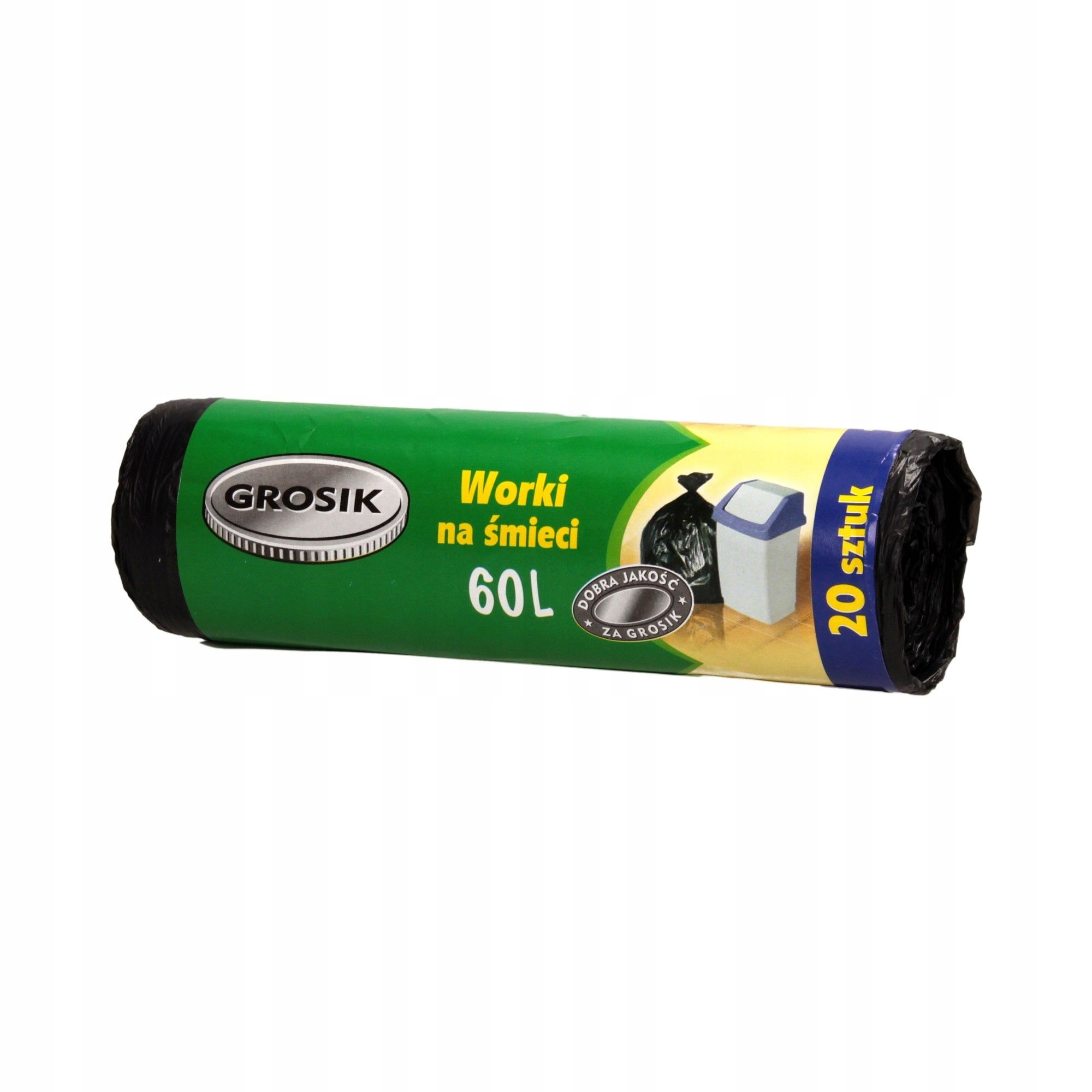 

Worki śmieci 60l czarne Hd Grosik (20)