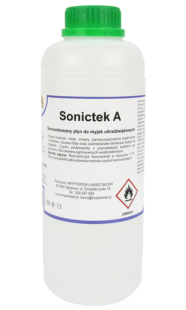 

Sonictek A Płyn Od Myjek Ultradzwiękowych 1L