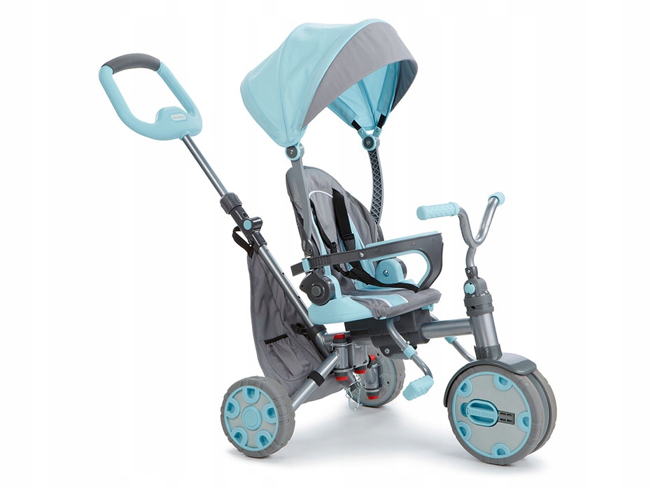 Rower trójkołowy Little Tikes 5 w 1 Niebiesko-szary, Dzień Dziecka