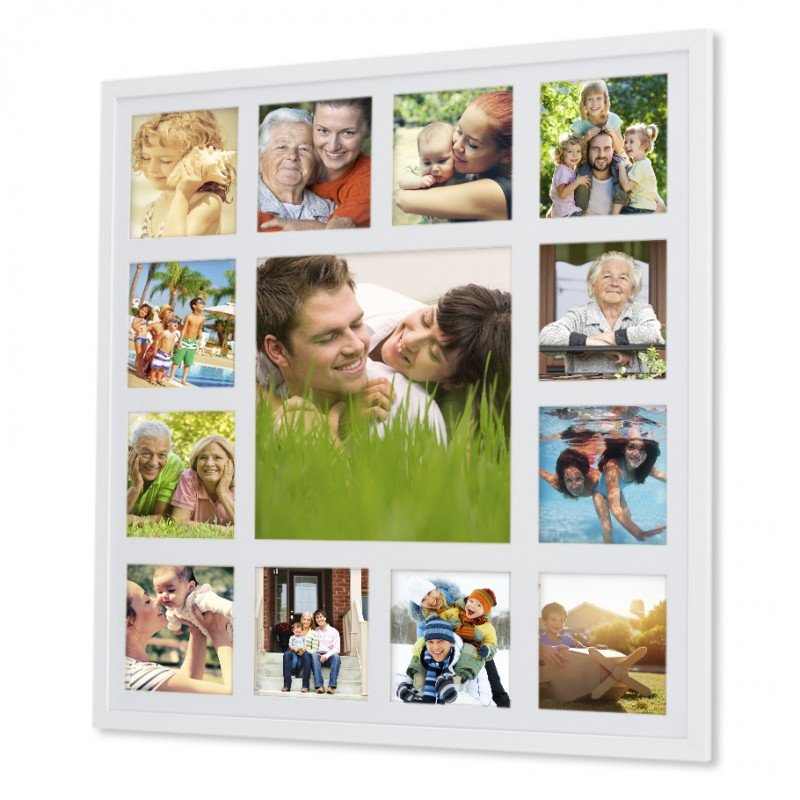 

Ramka Olivia Galeria 13 biały 10x10cm Grawer