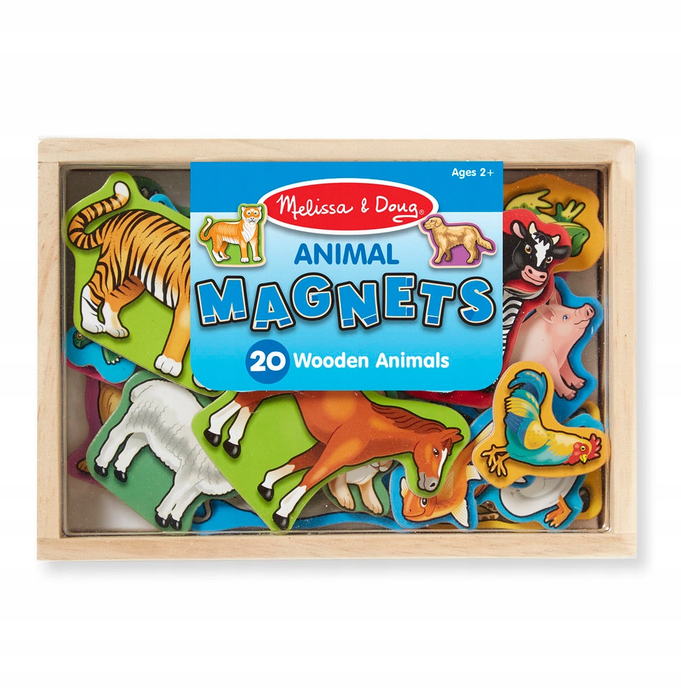 

Melissa & Doug Drewniane magnesy Zwierzątka 2+