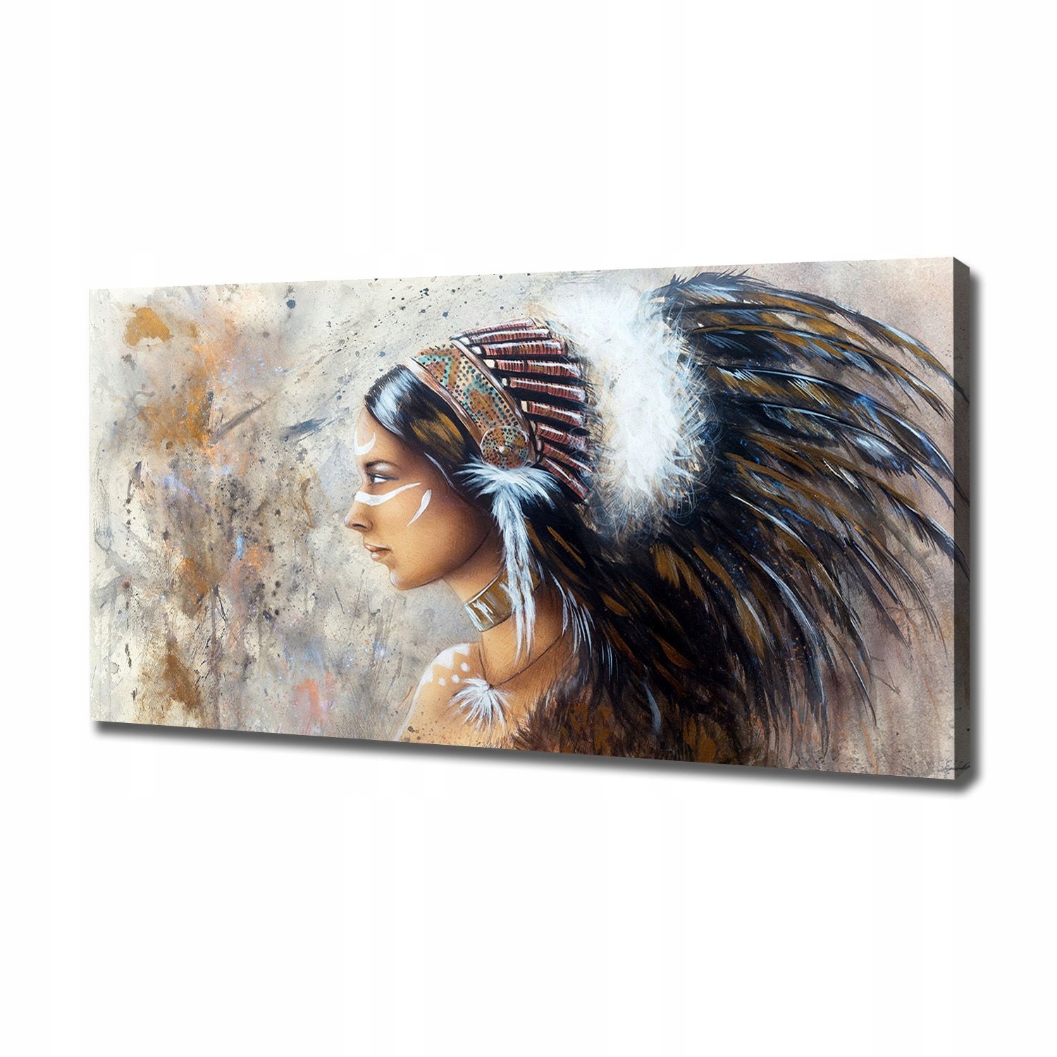 

Foto obraz canvas na ścianę Indianka 120x60 cm