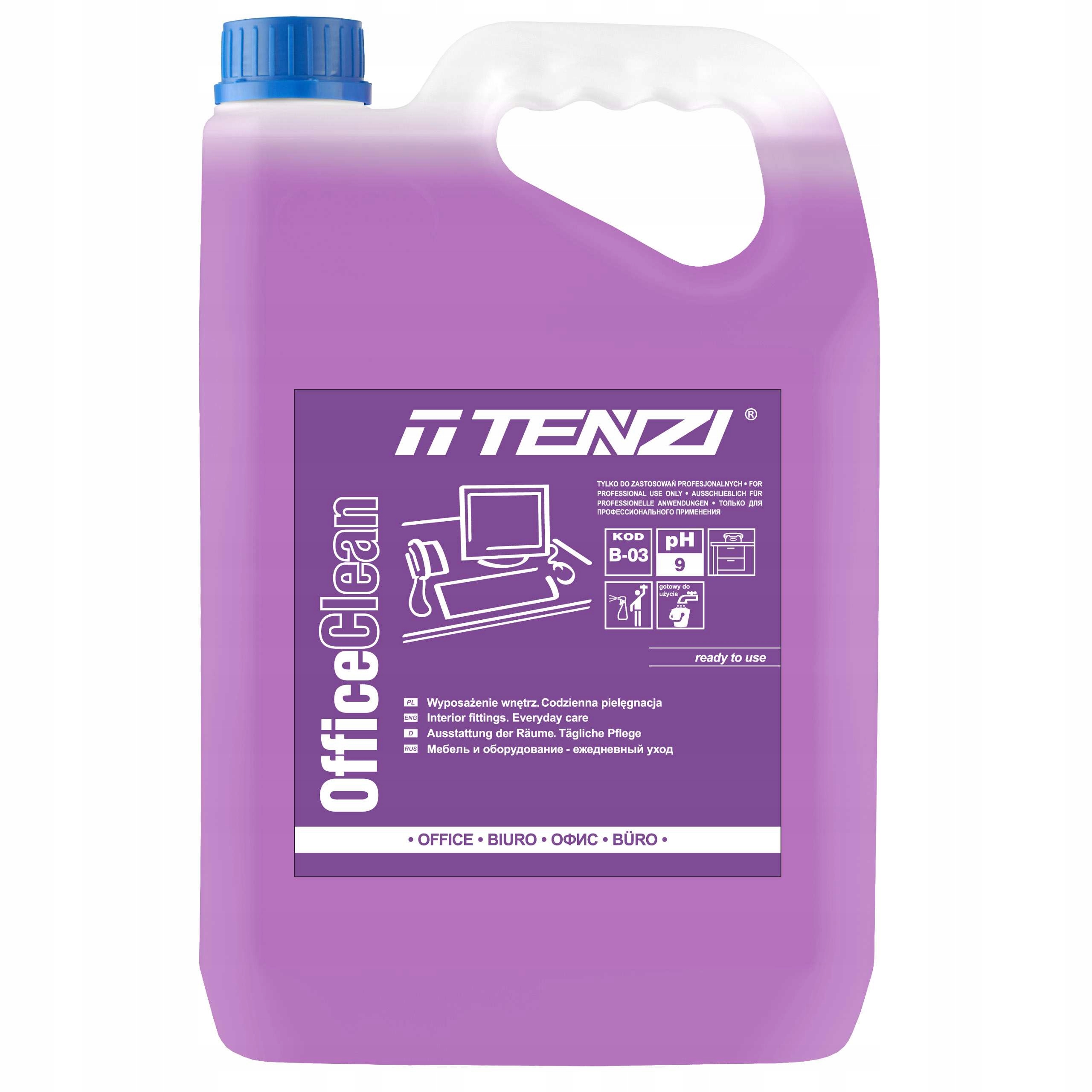 

Tenzi Office Clean Czyszczenie mebli mycie 5L