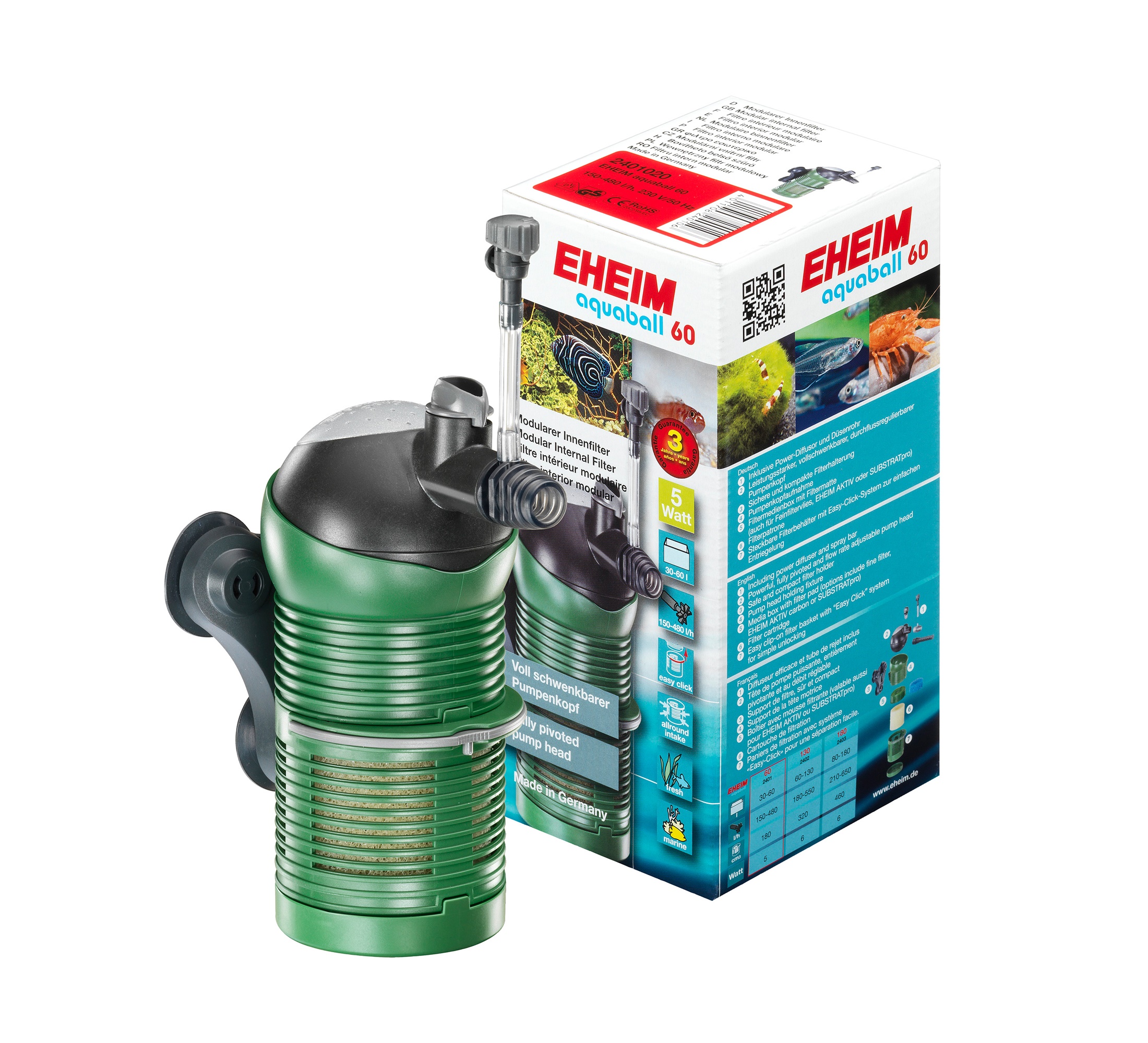 Eheim filtr wewnętrzny Aquaball 60 2401 (2401020)