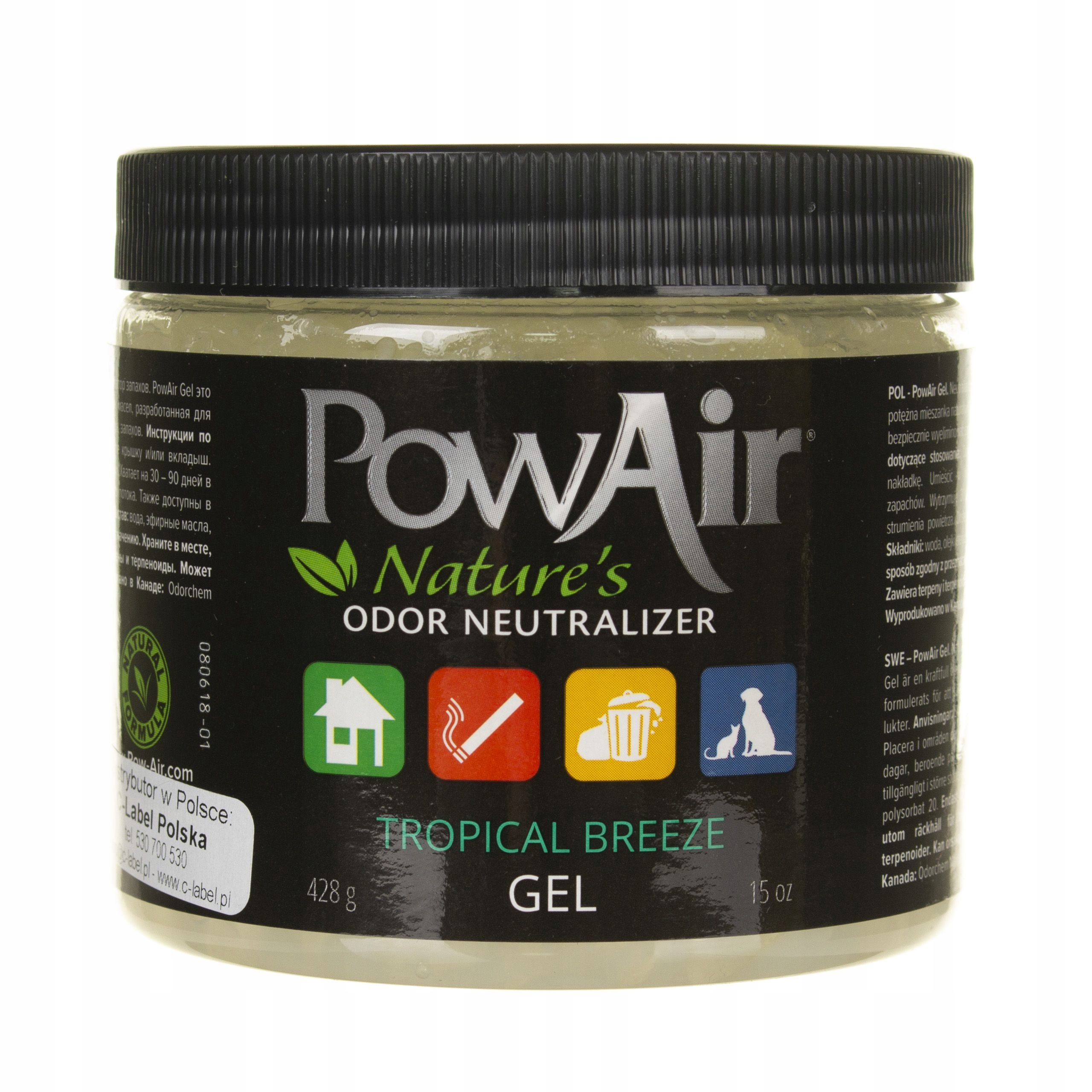 

Powair Tropikalne Owoce Neutralizator Zapachów Żel