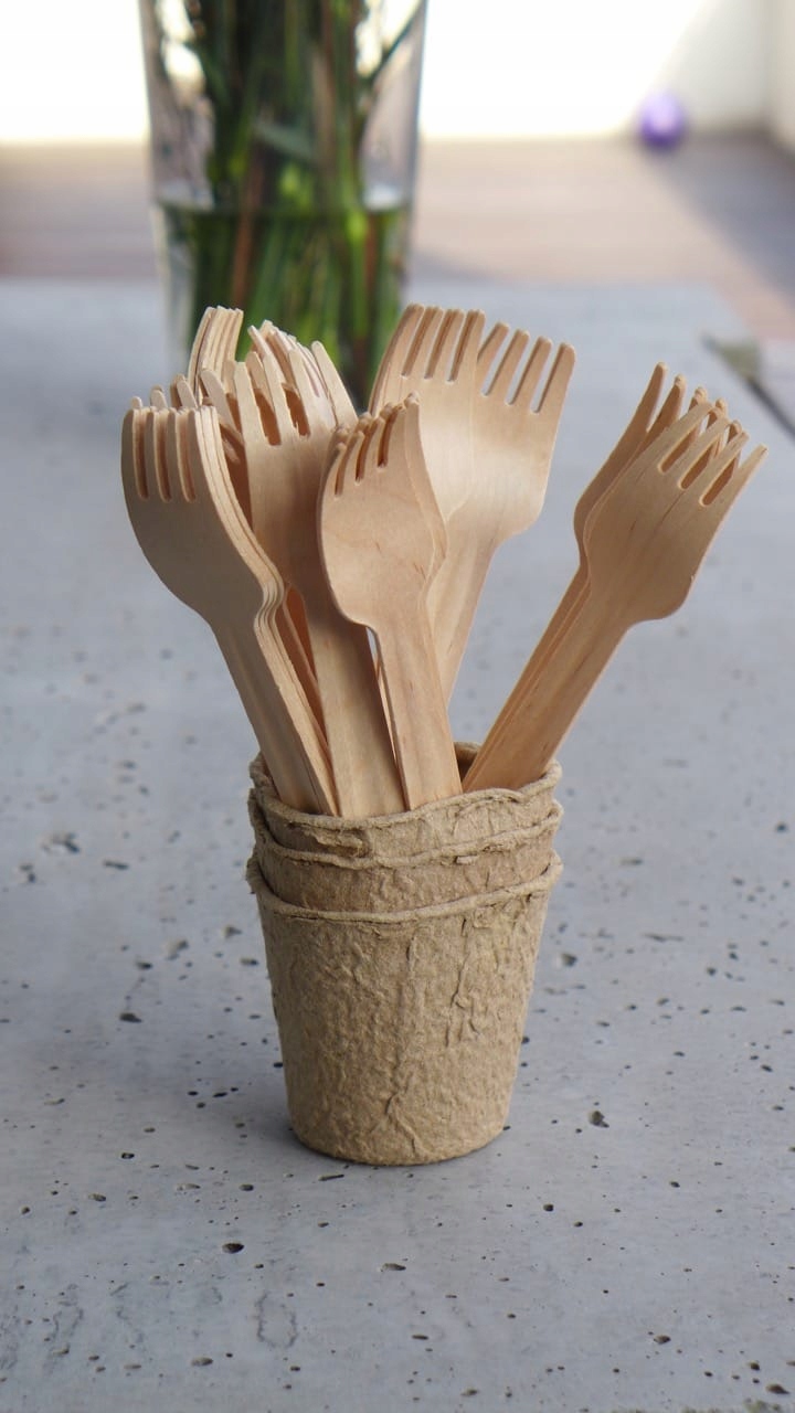 Widelec drewniany/ekologiczne sztućce 25 sztuk Kod producenta Eko-98