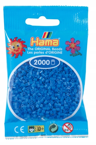 

Koraliki Hama Mini 2000 501-09 Jasno Niebieskie