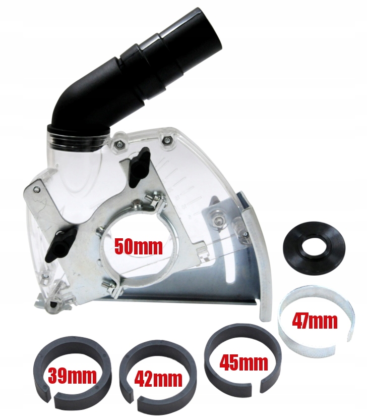 OSŁONA PRZECIWPYŁOWA DO SZLIFIERKI BRUZDOWNICA 125 Marka Geko