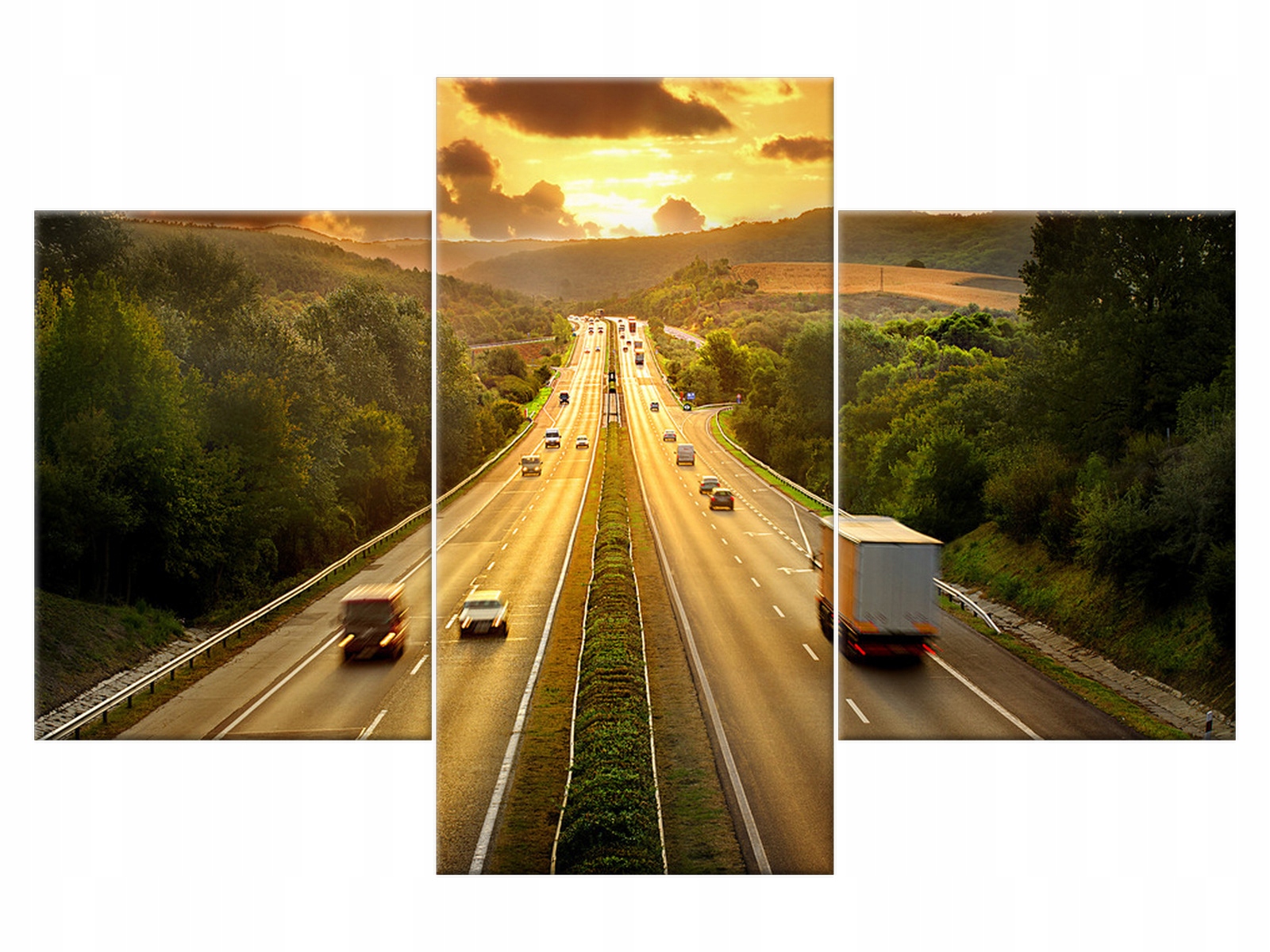 

Obraz Pejzaż Autostrada Słońce 90x60 Motoryzacja