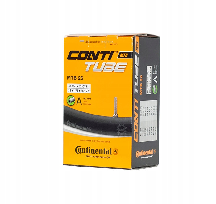 Dętka CONTINENTAL MTB 26 x1.75 do 2.5 AUTO