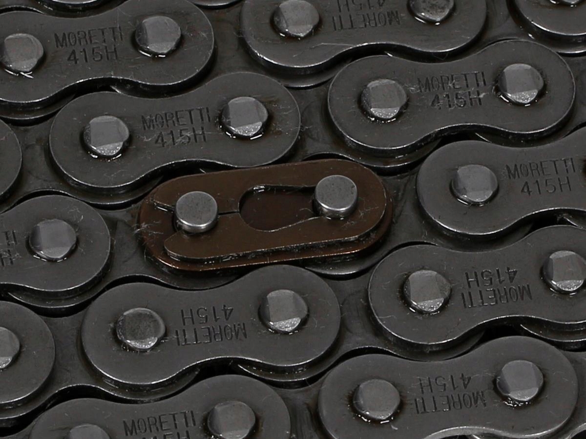 Łańcuch napędowy 415H 84 ogniw Romet Pony Producent Moretti