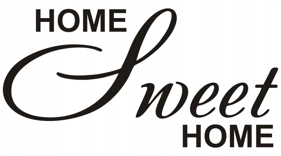 

Napis na ścianę naklejka Home Sweet Home 70