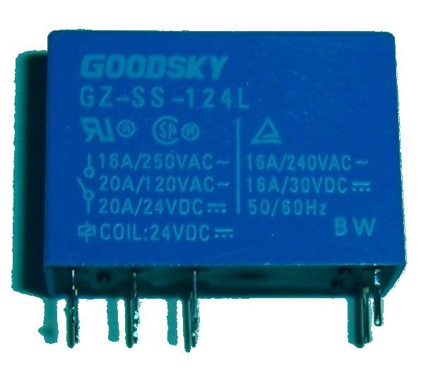 

Przekaźnik cewka 24V 16/20A GZ-SS-124L (2041)