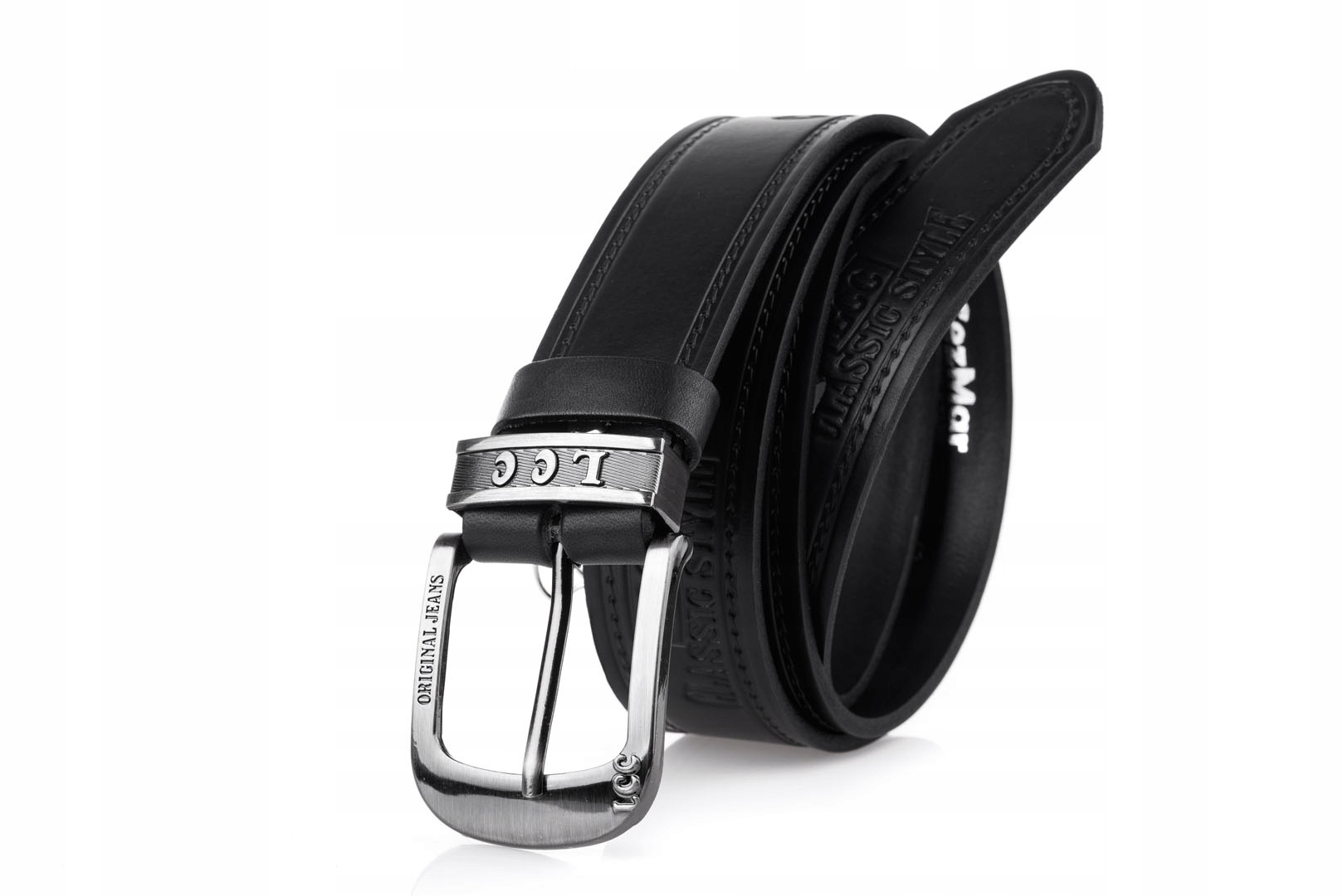 

Pasek męski skórzany Lcc Classic Style 4/105 cm