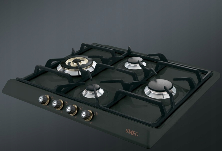 Płyta gazowa 60 cm Grafit emalia Smeg SR764AO