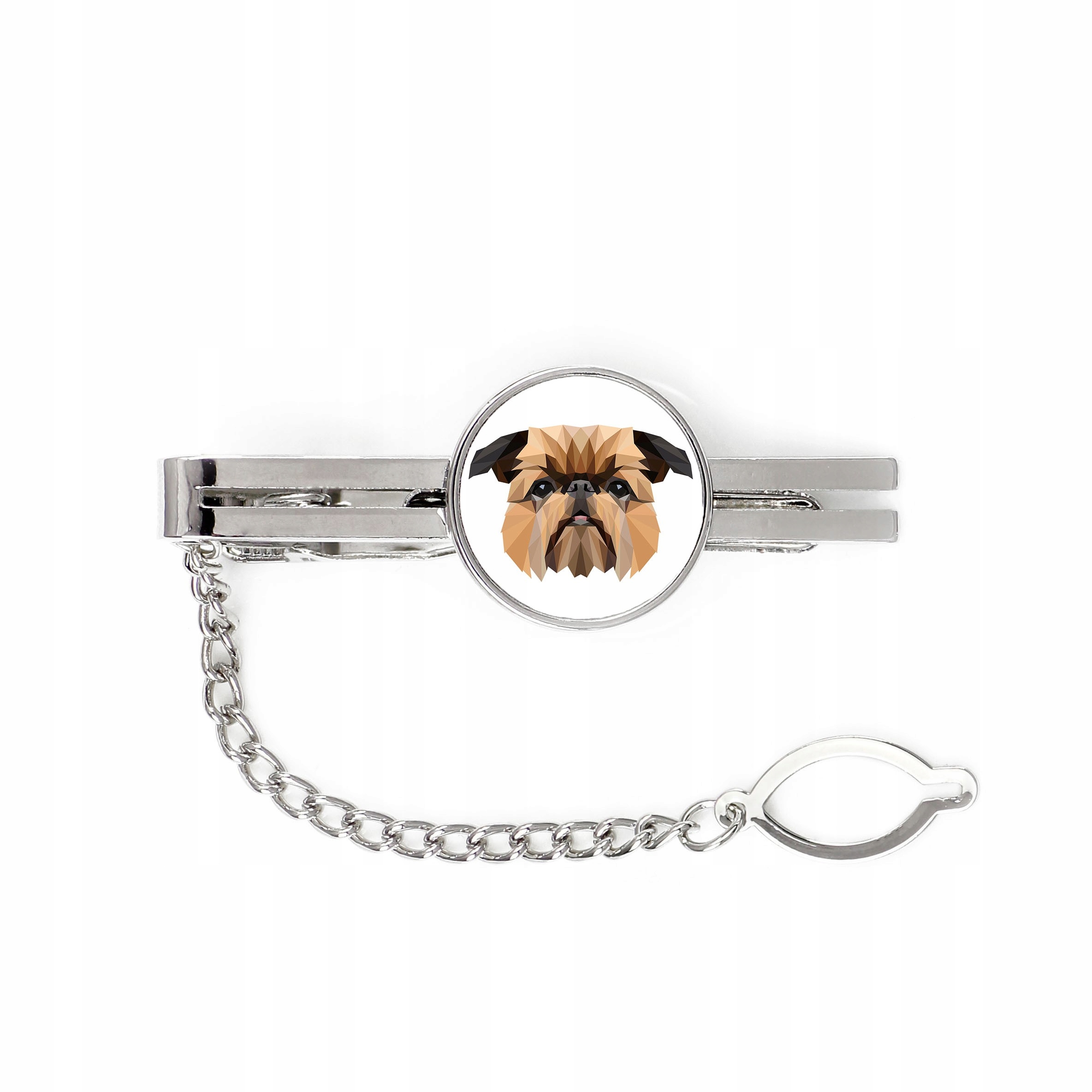 

Gryfonik brukselski geometryczny Spinka do krawata