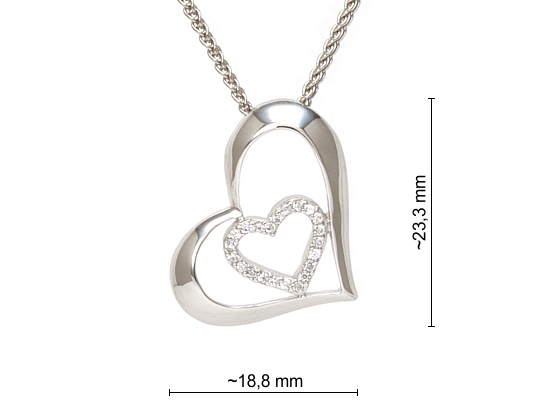 SREBRNY ROD. ŁAŃCUSZEK I WISIOREK, ZAWIESZKA SERCE Splot Inny splot