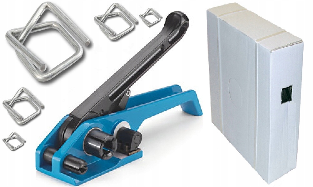 12mm ZESTAW PAKOWY PASKARKA NAPINACZ BANDOWNICA Marka inny